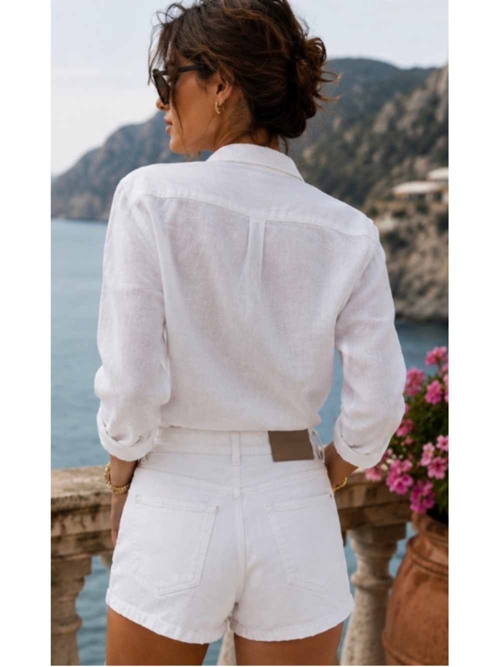 Women's Givenchy White Jean Shorts Size 6